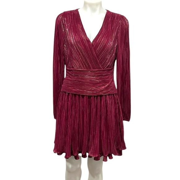 Lilly Pulitzer jessamie long sleeve mulberry mini dress size 4 - Picture 2 of 13